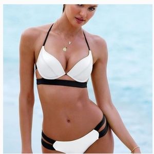 Victoria's secret black and white bikini